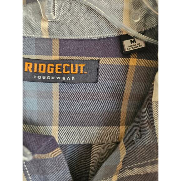 Ridgecut toughwear men's plaid button down shirt - size medium - Picture 5 of 5